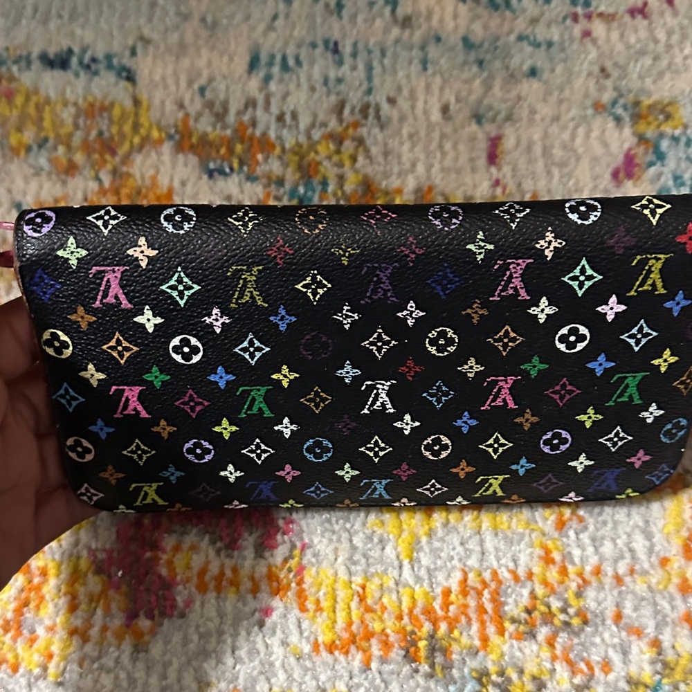 Louis Vuitton Black Multicolor wallet